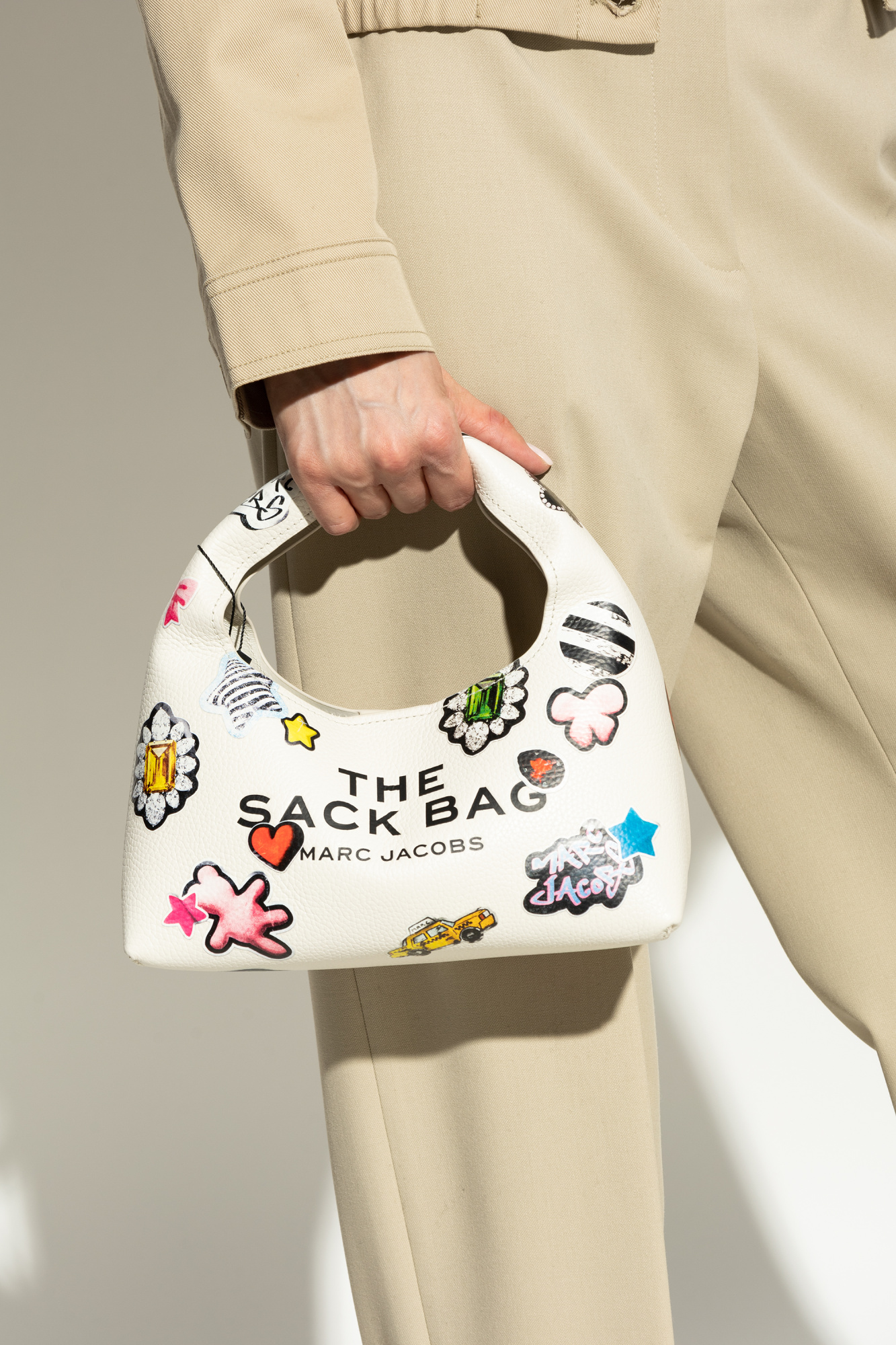 Marc Jacobs: ホワイト The Sack Bag トートバッグ | SSENSE 日本